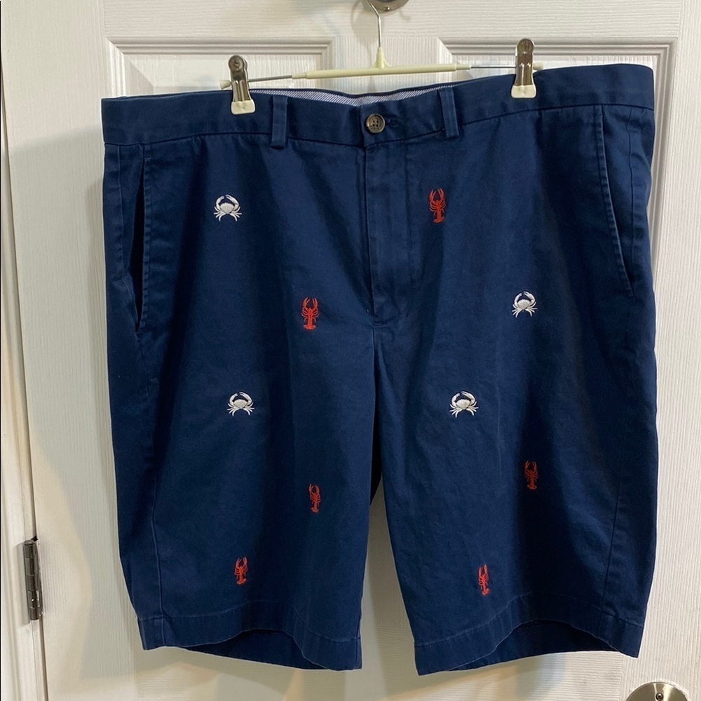 Brooks Brothers LOBSTER Crawfish Crab SHORTS Chino Khaki cotton 11" Men’s 42